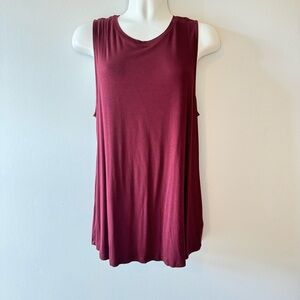 Burgundy Tank Top